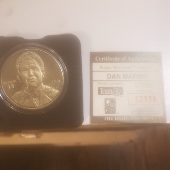 Dan marino bronze mint collection coin - Picture 3 of 4